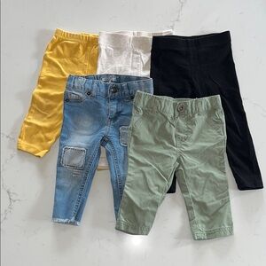 6-12 month girls pants bundle